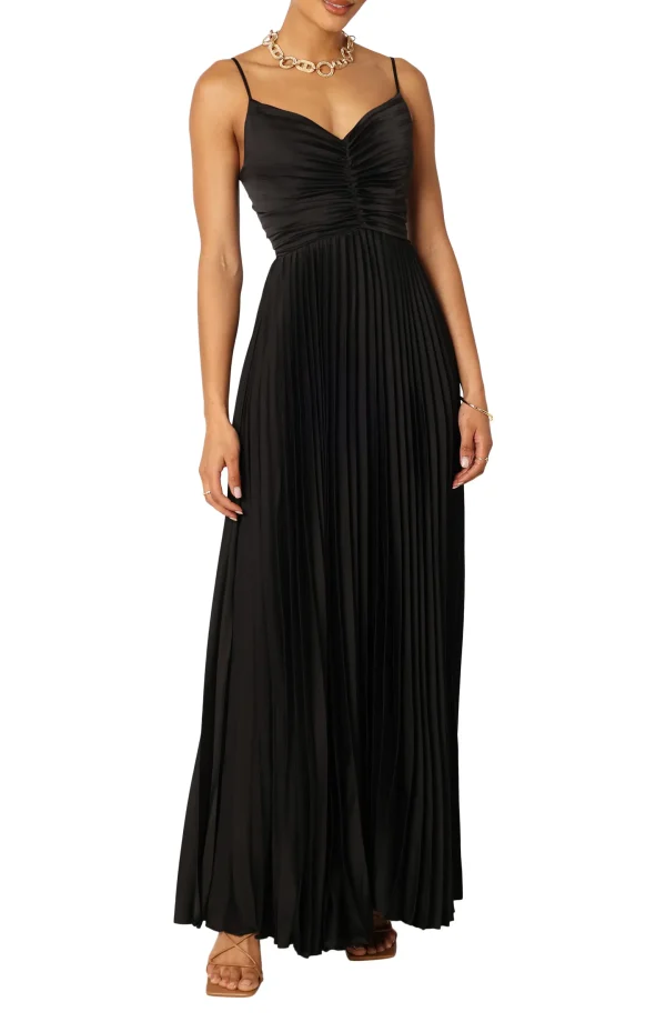 Naira Pleated Maxi Dress